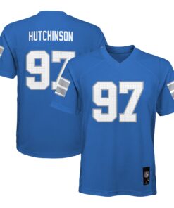 Aidan Hutchinson Detroit Lions Preschool Replica Player Jersey  Blue