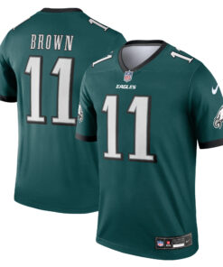 A.J. Brown Philadelphia Eagles  Legend Jersey  Midnight Green