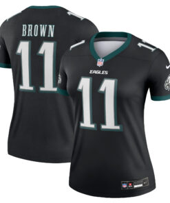A.J. Brown Philadelphia Eagles  Women_s Legend Jersey  Black