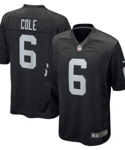 AJ Cole Las Vegas Raiders  Game Jersey  Black