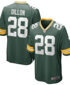 AJ Dillon Green Bay Packers  Game Jersey  Green