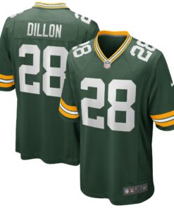 AJ Dillon Green Bay Packers  Game Player Jersey  Green