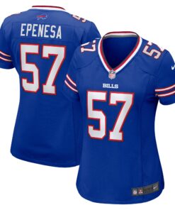 A.J. Epenesa Buffalo Bills  Women_s Game Jersey  Royal