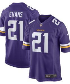 Akayleb Evans Minnesota Vikings  Game Player Jersey  Purple