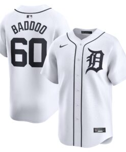 Akil Baddoo Detroit TigersHome Limited Player Jersey  White