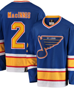 Al Macinnis St. Louis Blues Fanatics Premier Breakaway Retired Player Jersey  Blue
