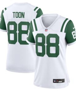 Al Toon New York Jets  Women_s Classic Alternate Retired Player Game Jersey  White