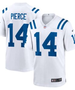 Alec Pierce Indianapolis Colts  Away Game Player Jersey  White 1