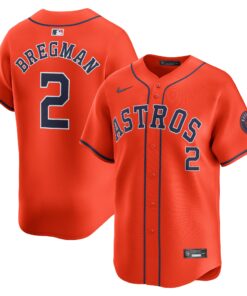 Alex Bregman Houston AstrosAlternate Limited Player Jerseynbspâ€“ Orange