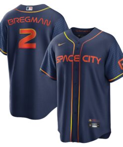 Alex Bregman Houston AstrosCity Connect Replica Player Jersey  Navy