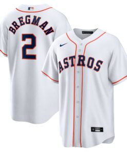 Alex Bregman Houston AstrosHome Replica Player Name Jersey  White
