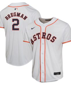 Alex Bregman Houston AstrosYouth Home Game Player Jersey  White