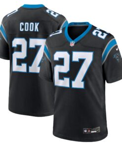 Alex Cook Carolina Panthers   Game Jersey   Black