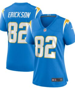 Alex Erickson Los Angeles Chargers  Women_s Team Game Jersey   Powder Blue