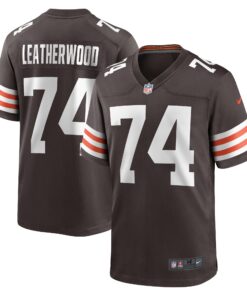 Alex Leatherwood Cleveland Browns  Team Game Jersey   Brown