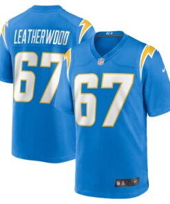Alex Leatherwood Los Angeles Chargers  Team Game Jersey   Powder Blue
