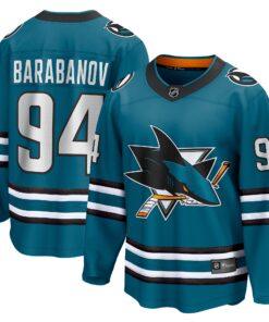 Alexander Barabanov San Jose Sharks Fanatics Home Breakaway Player Jersey  Teal