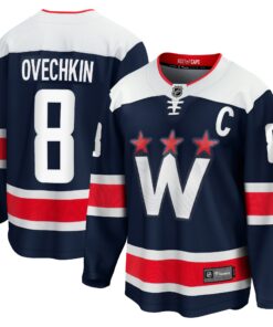 Alexander Ovechkin Washington Capitals Fanatics Alternate Premier Breakaway Player Jersey  Navy