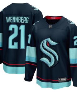 Alexander Wennberg Seattle Kraken Fanatics Home Breakaway Player Jersey  Navy