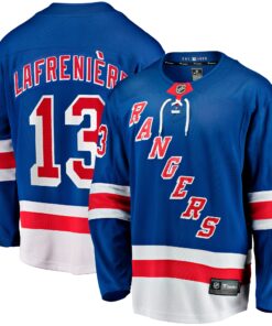 Alexis Lafreniere New York Rangers Fanatics Home Breakaway Jersey  Blue
