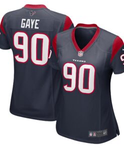Ali Gaye Houston Texans  Women_s Team Game Jersey   Navy