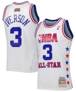 Allen Iverson Eastern Conference Mitchell &amp Ness 2003 All Star Game Swingman Jersey - White