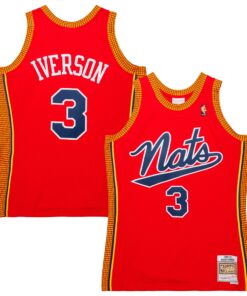 Allen Iverson Philadelphia 76ers Mitchell &amp Ness  200405 Hardwood Classics Swingman Jersey - Red
