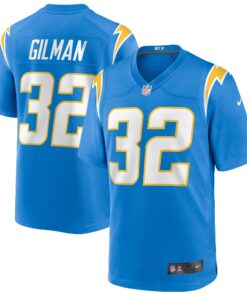 Alohi Gilman Los Angeles Chargers  Game Jersey  Powder Blue