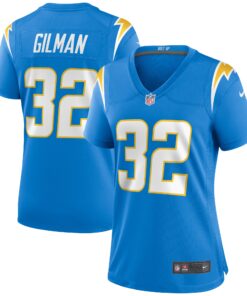 Alohi Gilman Los Angeles Chargers  Women_s Game Jersey  Powder Blue
