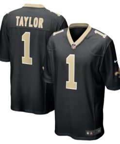Alontae Taylor New Orleans Saints  Team Game Jersey   Black