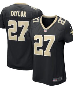 Alontae Taylor New Orleans Saints  Women_s Game Player Jersey  Black