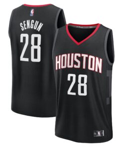 Alperen Sengun Houston Rockets Fanatics Fast Break Replica Player Jersey - Statement Edition - Black 1