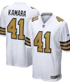 Alvin Kamara New Orleans Saints  Alternate Game Jersey   White