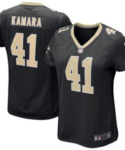 Alvin Kamara New Orleans Saints  Women_s Game Jersey  Black