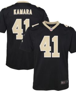 Alvin Kamara New Orleans Saints  Youth Game Jersey  Black