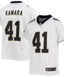 Alvin Kamara New Orleans Saints  Youth Game Jersey  White