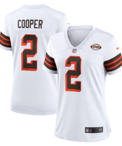 Amari Cooper Cleveland Browns  Women_s Alternate Game Jersey  White