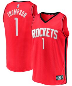 Amen Thompson Houston Rockets Fanatics  Fast Break Replica Jersey - Icon Edition - Red
