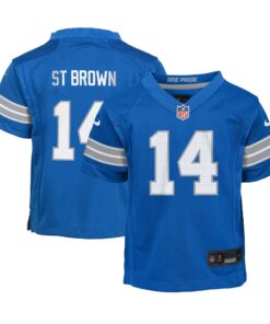 AmonRa St. Brown Detroit Lions  Infant Player Game Jersey  Blue