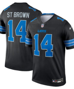 AmonRa St. Brown Detroit Lions  Legend Jersey  Black