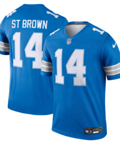 AmonRa St. Brown Detroit Lions  Legend Jersey  Blue