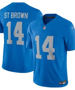 AmonRa St. Brown Detroit Lions  Vapor F.U.S.E. Alternate Limited Jersey  Blue