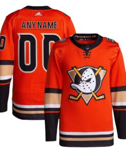  Anaheim Ducks  Alternate  Primegreen Authentic Custom Jersey  Orange
