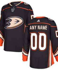 Anaheim Ducks Authentic Custom Jersey  Black