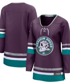 Anaheim Ducks Fanatics Women_s 30th Anniversary Premier Breakaway Jerseynbspâ€“ Purple