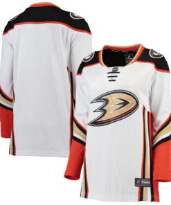 Anaheim Ducks Fanatics Women_s Away Breakaway Jersey  White
