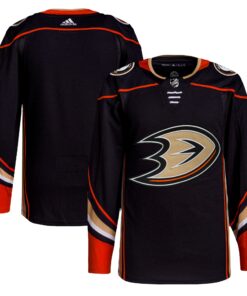 Anaheim Ducks Men_s Home Authentic Jersey  Black