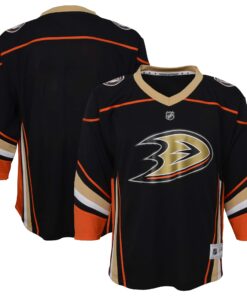 Anaheim Ducks Youth Home Replica Jersey  Black