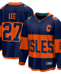 Anders Lee New York Islanders Fanatics 2024 NHL Stadium Series Breakaway Player Jerseynbspâ€“ Navy
