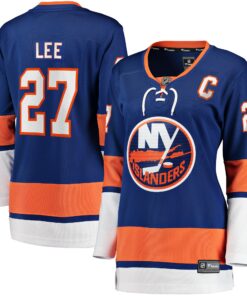 Anders Lee New York Islanders Fanatics Women_s Home Captain Patch Breakaway Player Jersey  Royal